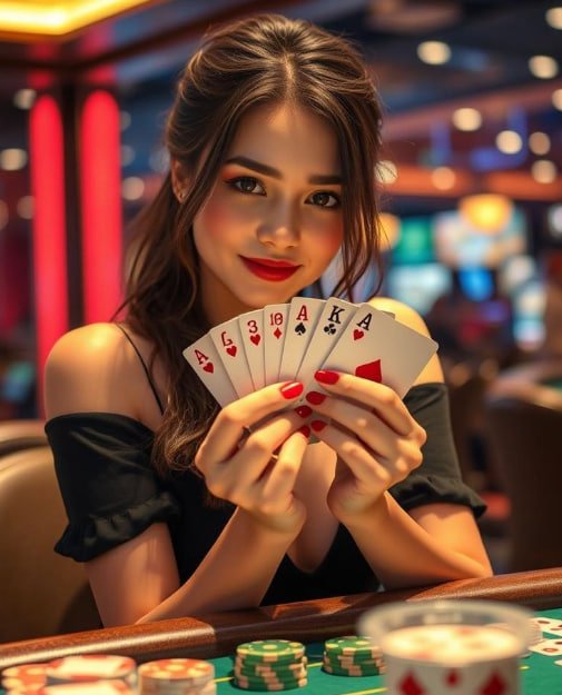 Halaman Live Casino dengan dealer profesional dan table resmi